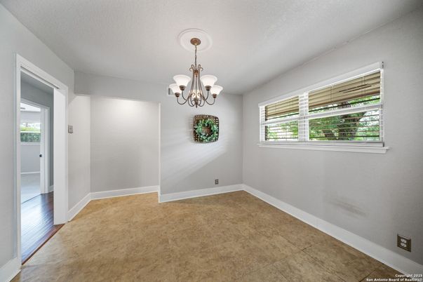 Chandelier, Empty room, Interior