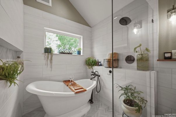 Bathroom, Free Standing Baths, Glass Shower, Interior