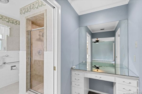 Bathroom, Glass Shower, Interior