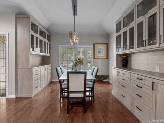 Chandelier, Dining room, Interior, Pendant Lights, Wood Texture Flooring