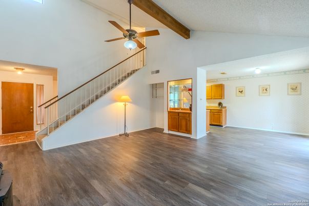 Interior, Wooden Beams, Wood Texture Flooring