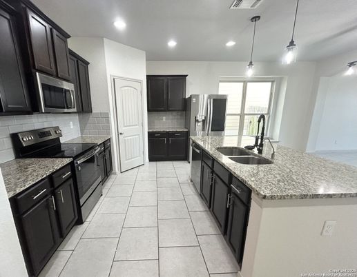 Interior, Kitchen, Pendant Lights, Recessed Lighting