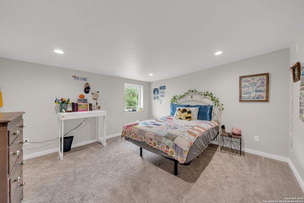 Bedroom, Interior, Recessed Lighting