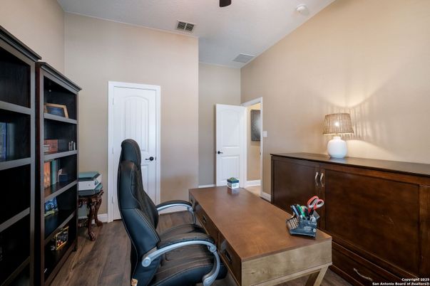 Home Office, Interior, Wood Texture Flooring