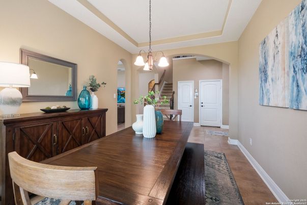 Dining room, Interior, Pendant Lights