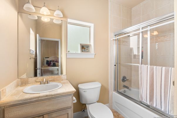 Bathroom, Glass Shower, Interior, Tile Countertops