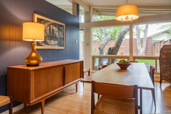 Dining room, Interior, Wood Texture Flooring