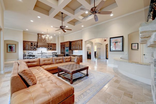 Chandelier, Interior, Kitchen, Living room, Recessed Lighting