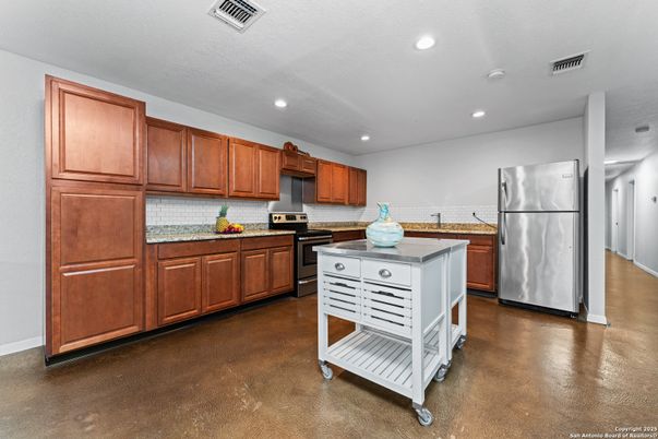 Interior, Kitchen, Recessed Lighting, Stainless Steel Appliances
