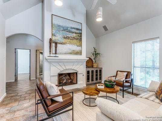 Fireplace, Interior, Living room, Recessed Lighting