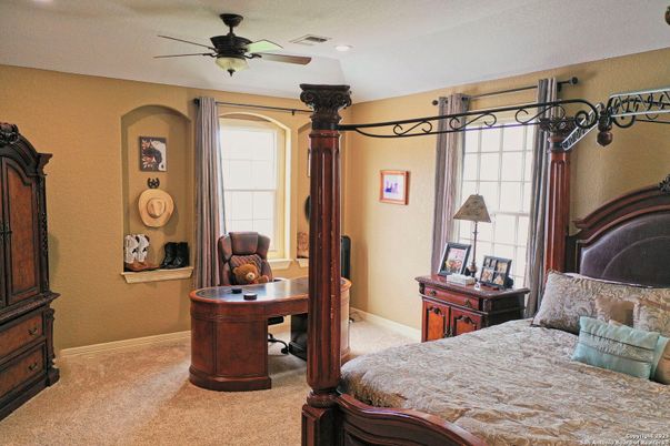Bedroom, Home Office, Interior, Recessed Lighting