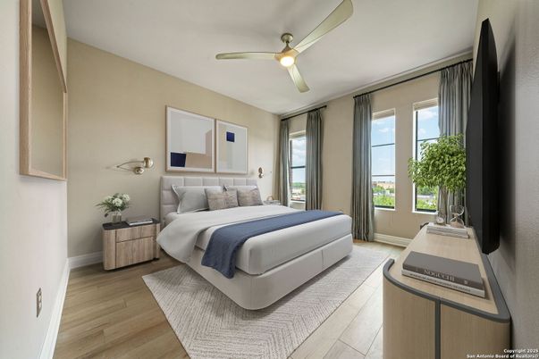 Bedroom, Interior, Wood Texture Flooring