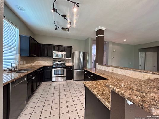 Interior, Kitchen, Recessed Lighting, Stainless Steel Appliances
