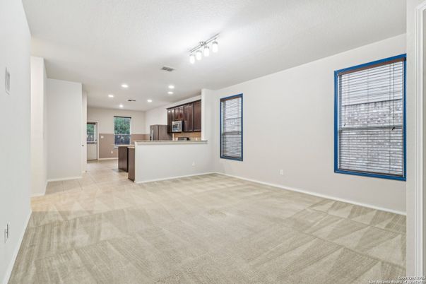 Empty room, Interior, Kitchen, Recessed Lighting