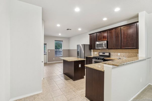 Interior, Kitchen, Recessed Lighting, Stainless Steel Appliances