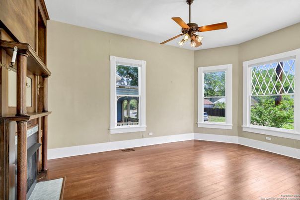 Empty room, Interior, Wood Texture Flooring