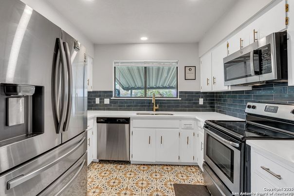 Interior, Kitchen, Recessed Lighting, Stainless Steel Appliances