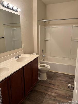 Bathroom, Interior, Wood Texture Flooring