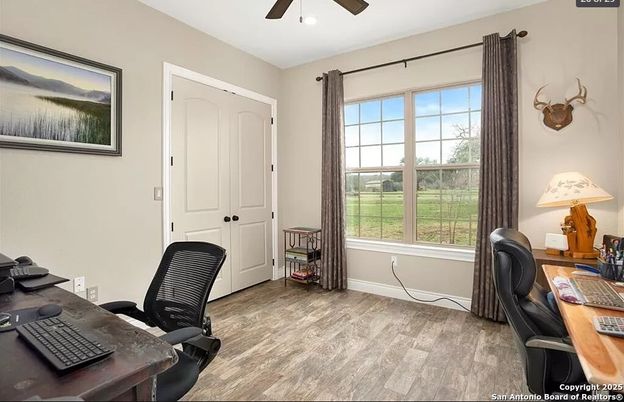 Home Office, Interior, Wood Texture Flooring