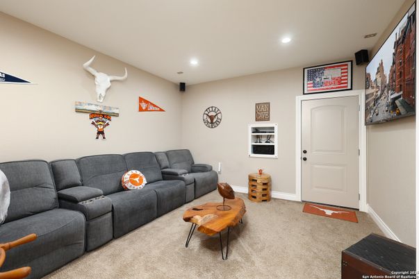 Interior, Living room, Recessed Lighting