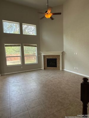 Empty room, Fireplace, Interior