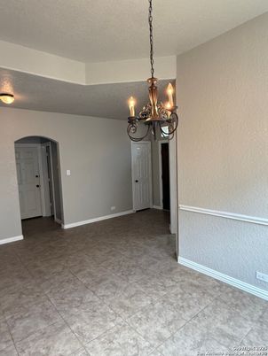 Chandelier, Empty room, Interior