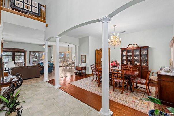 Chandelier, Dining room, Interior, Living room, Wood Texture Flooring