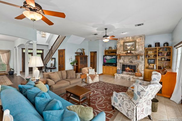 Fireplace, Interior, Living room