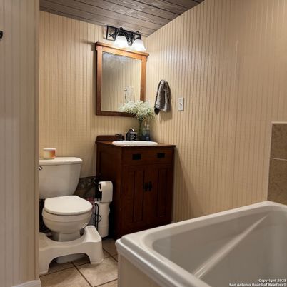 Bathroom, Interior, Wooden Walls