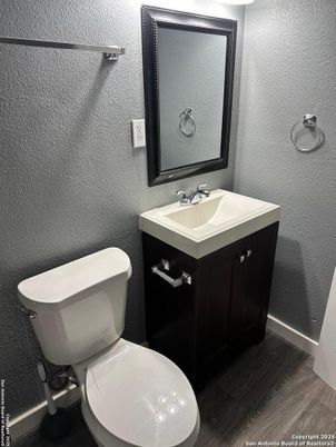 Bathroom, Interior, Wood Texture Flooring