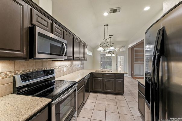 Interior, Kitchen, Pendant Lights, Recessed Lighting
