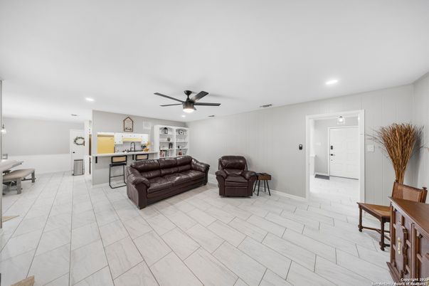 Interior, Kitchen, Marble, Recessed Lighting
