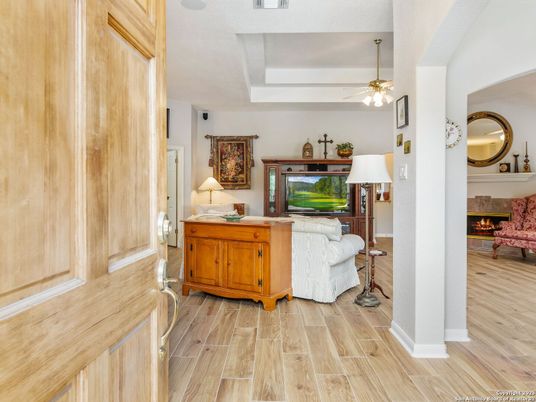 Fireplace, Interior, Wood Texture Flooring