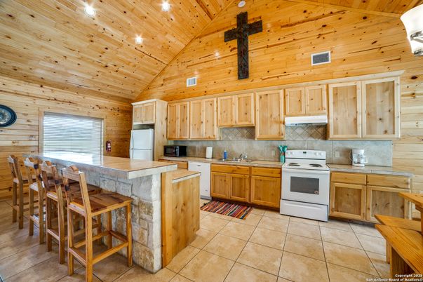 Interior, Kitchen, Wooden Ceilings, Wooden Walls