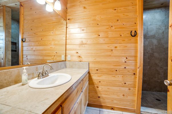 Bathroom, Interior, Wooden Walls