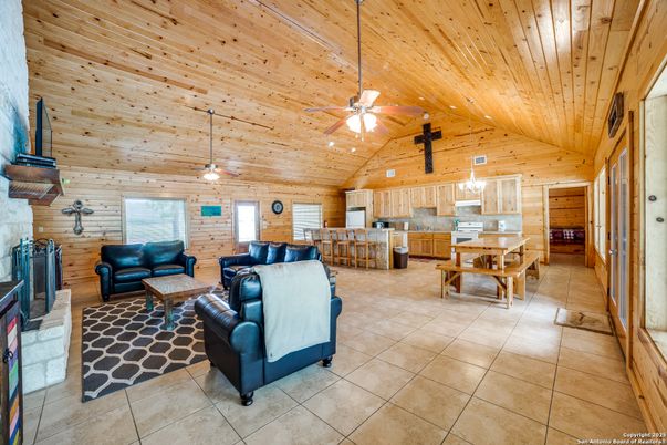 Dining room, Interior, Kitchen, Living room, Pendant Lights, Wooden Ceilings, Wooden Walls