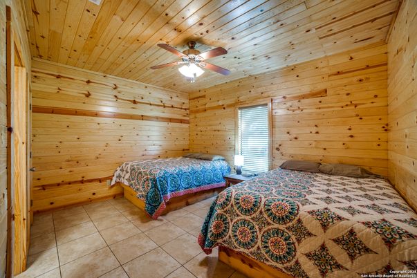 Bedroom, Interior, Wooden Ceilings, Wooden Walls