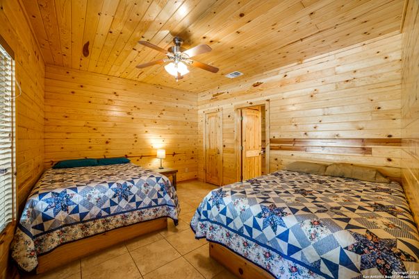 Bedroom, Interior, Wooden Ceilings, Wooden Walls