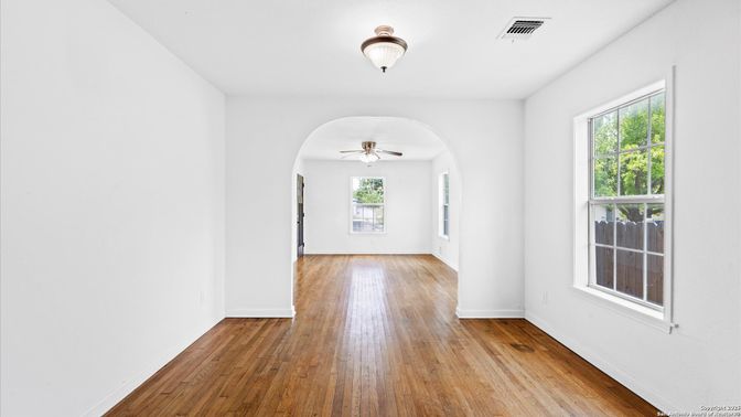 Empty room, Interior, Wood Texture Flooring