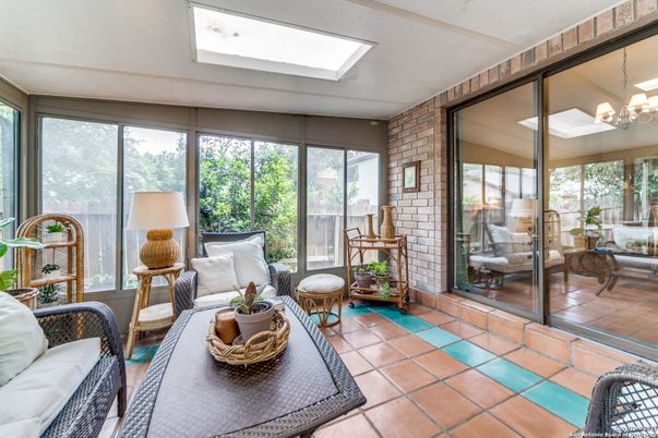 Interior, Stone Walls, Sun Room