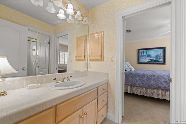 Bathroom, Bedroom, Interior, Tile Countertops