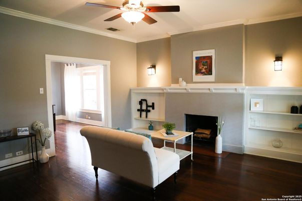 Fireplace, Interior, Living room, Wood Texture Flooring