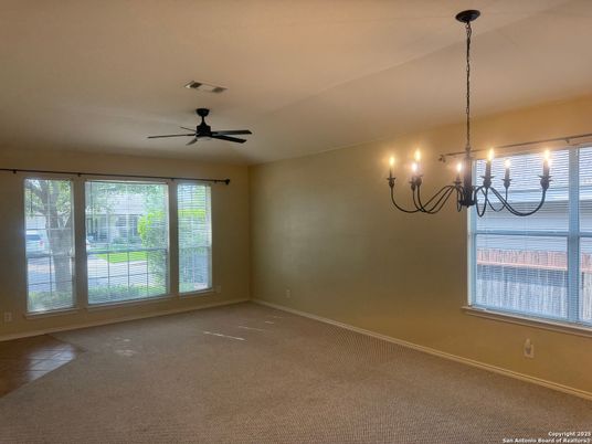 Chandelier, Empty room, Interior