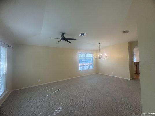 Chandelier, Empty room, Interior