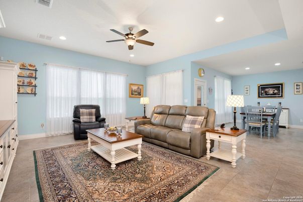 Dining room, Interior, Living room, Recessed Lighting