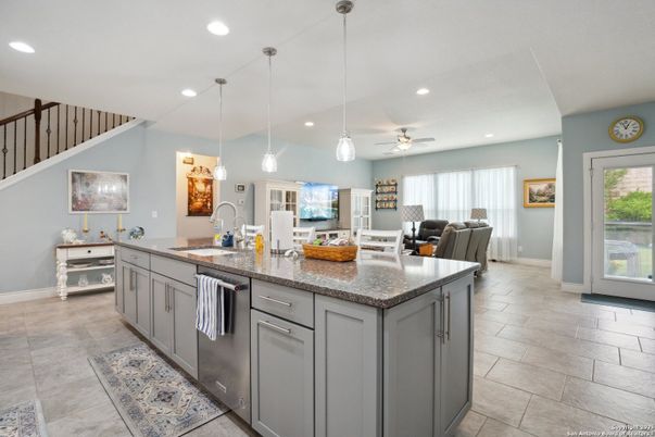 Interior, Kitchen, Pendant Lights, Recessed Lighting