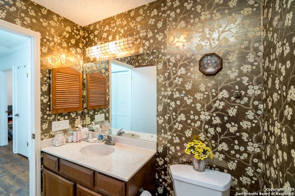 Bathroom, Interior, Wood Texture Flooring
