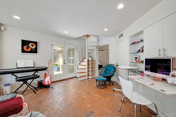Home Office, Interior, Recessed Lighting