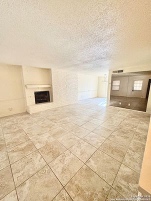 Empty room, Fireplace, Interior, Stone Walls