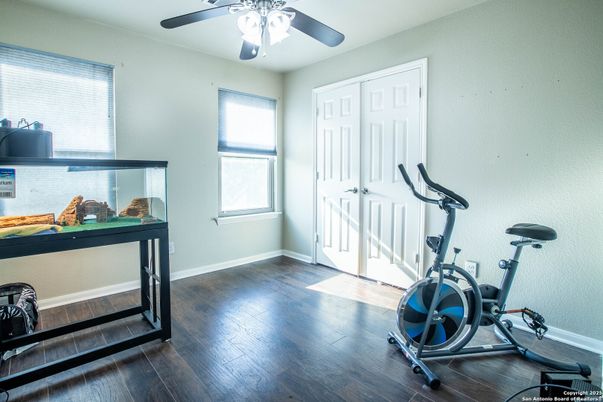 Fitness Equipment, Interior, Wood Texture Flooring